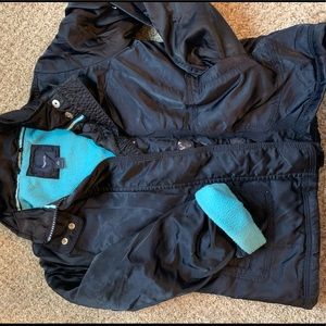 Girls satin/ fleece jacket